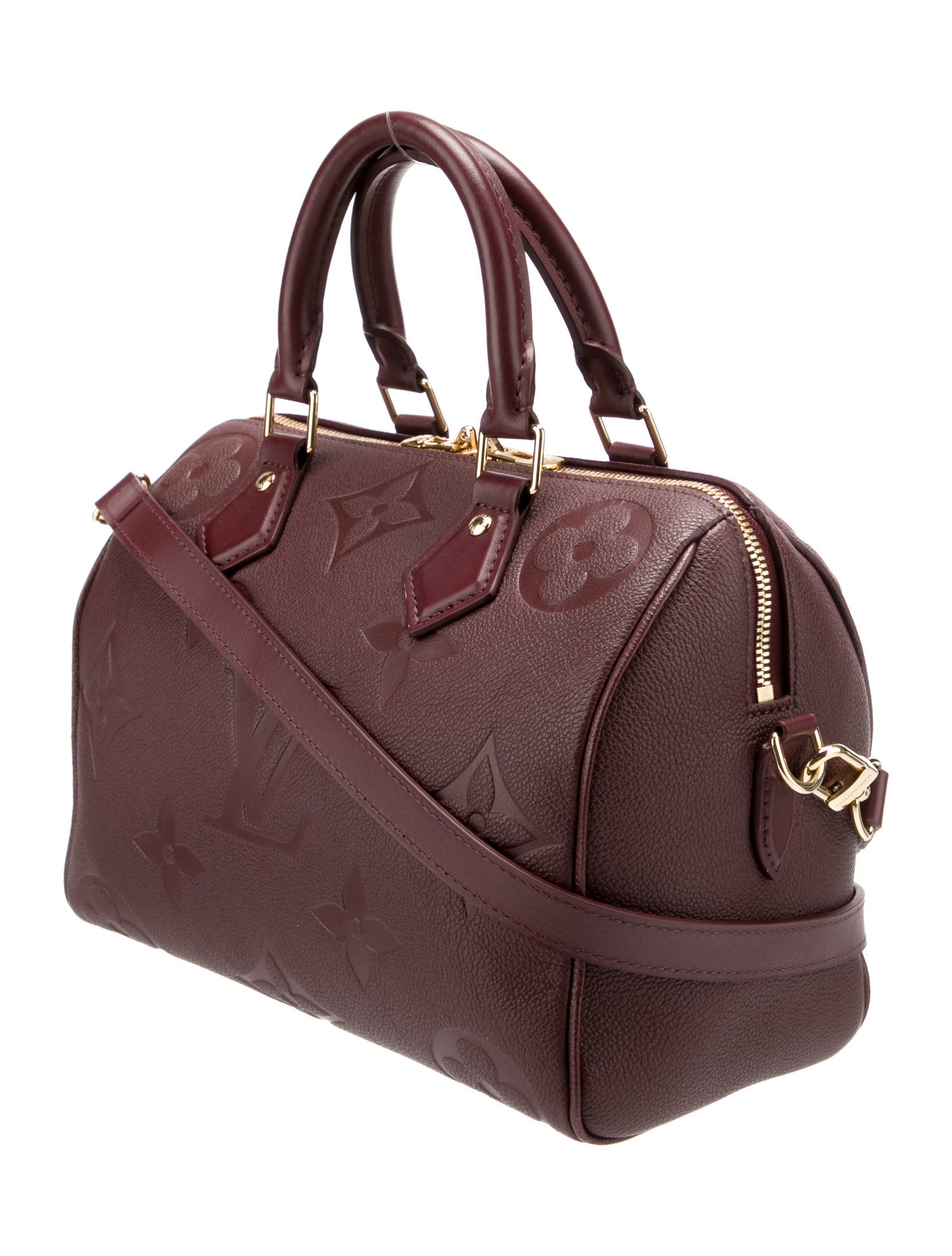 Louis Vuitton Monogram Giant Empreinte Speedy Bandouliere 25g